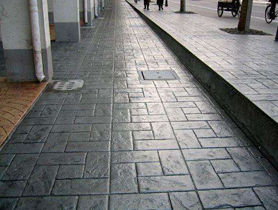 彩色壓印混凝土路面